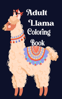 Adult Llama Coloring Book