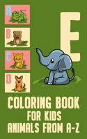 Coloring Book for Kids Animals from A-Z