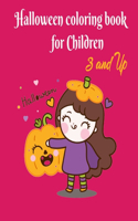 Halloween Coloring Book for Children 3 and up