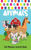 Dot Markers Activity Book Animals