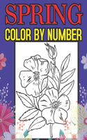 Spring Color By Number: Art Therapy, Relaxing Pages With Blooming Gardens, Flowers Scenes, Nature, And Many More!