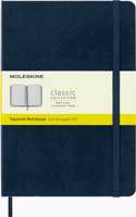 Moleskine Sapphire Blue Large Squared Notebook Hard