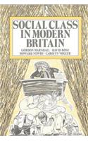 Social Class in Modern Britain