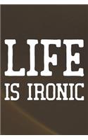 Life Is Ironic: Daily Success, Motivation and Everyday Inspiration For Your Best Year Ever, 365 days to more Happiness Motivational Year Long Journal / Daily Notebo