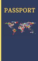 Passport: 6" X 9" Trip Planner & Travel Journal Notebook. 120 Pgs. Plan Your Next Vacation in Detail: Packing List, Itinerary, Bucket List, Hotels & More...