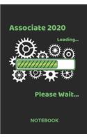 Associate 2020 Loading: Squared Notebook - Journal Diary - A5 Format - Squared Pages