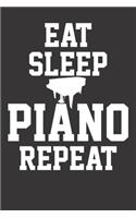 Notebook: Piano Dot Grid 6x9 120 Pages Journal