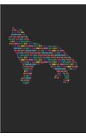 Siberian Husky Journal - Siberian Husky Notebook 'Word Cloud' - Gift for Siberian Husky Lovers