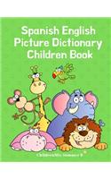 Spanish English Picture Dictionary Children Book