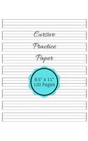 Cursive Practice Paper
