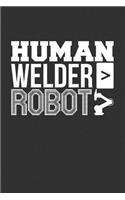 Human Welder > Robot