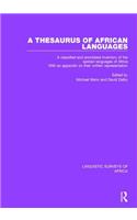 A Thesaurus of African Languages