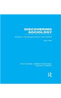 Discovering Sociology (Rle Social Theory)