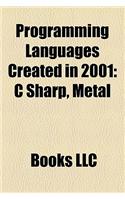 Programming Languages Created in 2001: C Sharp, Metal(English)