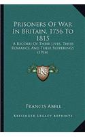 Prisoners Of War In Britain, 1756 To 1815
