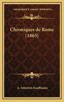 Chroniques de Rome (1865)