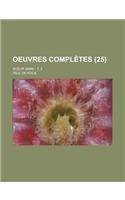 Oeuvres Completes; Soeur Anne; T. 3 (25 )