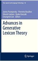 Advances in Generative Lexicon Theory: (Text, Speech and Language Technology)
