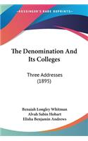 Denomination And Its Colleges