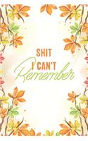 Shit I Can't Remember