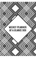 Weekly Planner At A Glance 2020