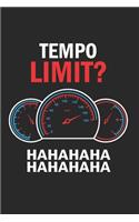 Tempolimit Raser Autofahrer Blitzer Fun: 120 Pages 6 'x 9' -Dot Graph Paper Journal Manuscript - Planner - Scratchbook - Diary