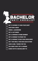 Bachelor party checklist