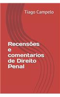Recensões e comentarios de Direito Penal