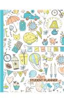 Student Planner: Stylish 2019-2020 Back to School Student Academic School Planner for Girls to Track Class Schedules, Assignments