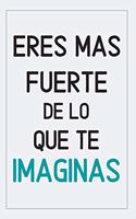 Cuaderno Con Mensaje De Fuerza