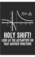 Holy Shift! Look At the Asymptote On That Mother Function!: Mathematics Nerd Math Teacher Notebook 6x9 Inches 120 lined pages for notes Notebook 6x9 Inches - 120 lined pages for notes, drawings, formulas - Or