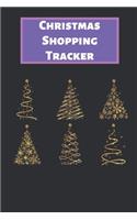 Christmas Shopping Tracker: Gift List Notebook for Christmas 100 Pages (6x9)