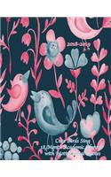 2018-2019 Cute Birds Sing 18 Month Academic Planner with Motivational Quotes: July 2018 To December 2019 Weekly and Monthly Large 8.5x11 Organizer with Motivational Quotes(52 2019 Motivational Quotes Planners)