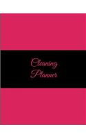 Cleaning Planner: Pink Black Color, 2019 Weekly Cleaning Checklist, Household Chores List, Cleaning Routine Weekly Cleaning Checklist 8.5 X 11 Cleaning and Organizing