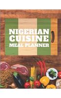 Nigerian Cuisine Meal Planner