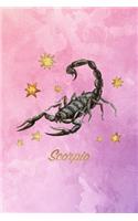 Scorpio: Zodiac Starsign Notebook - 120-Page Lined Scorpio Journal(3 Zodiac Notebooks)