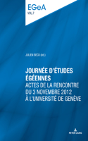 Journee d’etudes egeennes