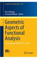 Geometric Aspects of Functional Analysis