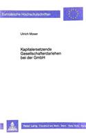 Kapitalersetzende Gesellschafterdarlehen Bei Der Gmbh