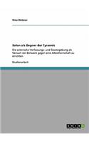 Solon als Gegner der Tyrannis