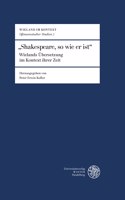 Shakespeare, So Wie Er Ist