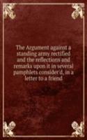 THE ARGUMENT AGAINST A STANDING ARMY RE