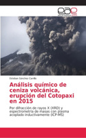 Análisis químico de ceniza volcánica, erupción del Cotopaxi en 2015