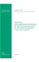 Unity and Threefold Expression: Cann 381 1 and 391