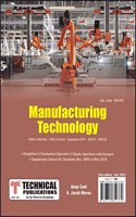 Manufacturing Technology for BE Anna University R21CBCS (IV - Mech. - ME3493)
