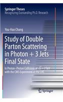 Study of Double Parton Scattering in Photon + 3 Jets Final State