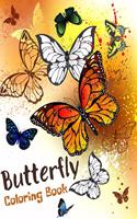 Butterfly Coloring Books For Women: Large Print Butterflies Colouring Book for Adults - 50 Pages of Beautiful Butterflies to Color for Relaxation & Stress Relief - Themed Gifts for But