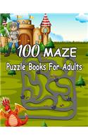 100 Maze Puzzle Books For Adults