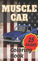 Muscle Car Coloring Book