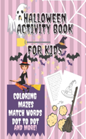 Halloween Activity Book For Kids